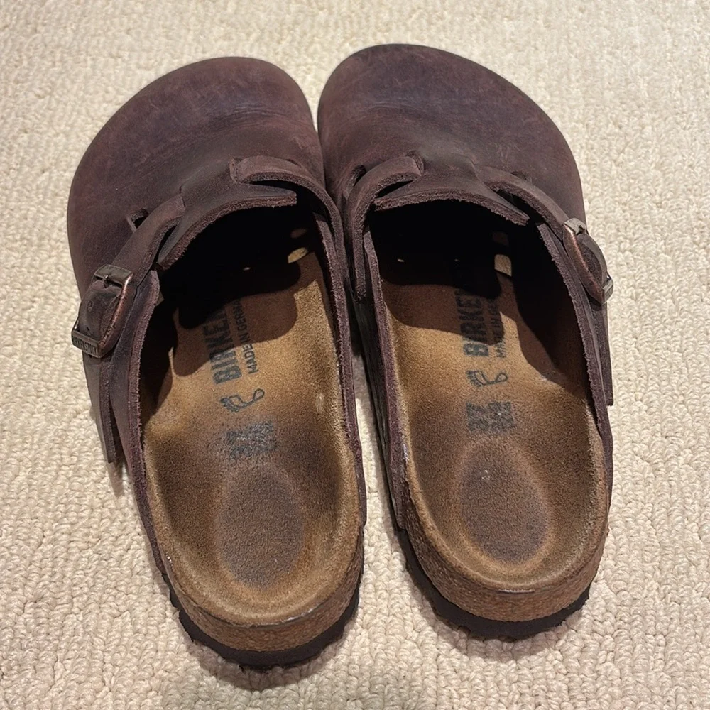 Leather Boston Birkenstock Clog - Picture 2 of 4